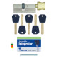 Циліндр MUL-T-LOCK DIN_KT INTEGRATOR 90 NST 45x45T TO_SB CGW 5KEY INTGR_BLUE_INS 376P BOX_C