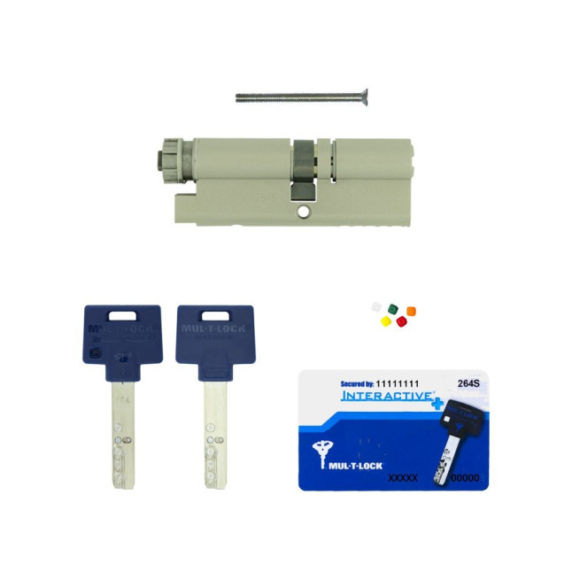 Цилиндр Mul-t-lock DIN KT *Interactive+ 100 NST 50Zx50 CAM30 Enter 2KEY DND3D BLUE 264S+ BOX