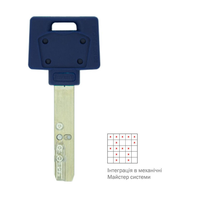 Цилиндр Mul-t-lock DIN KT *Interactive+ 85 NST 35Zx50 CAM30 Enter 2KEY DND3D BLUE INS 264S+ BOX
