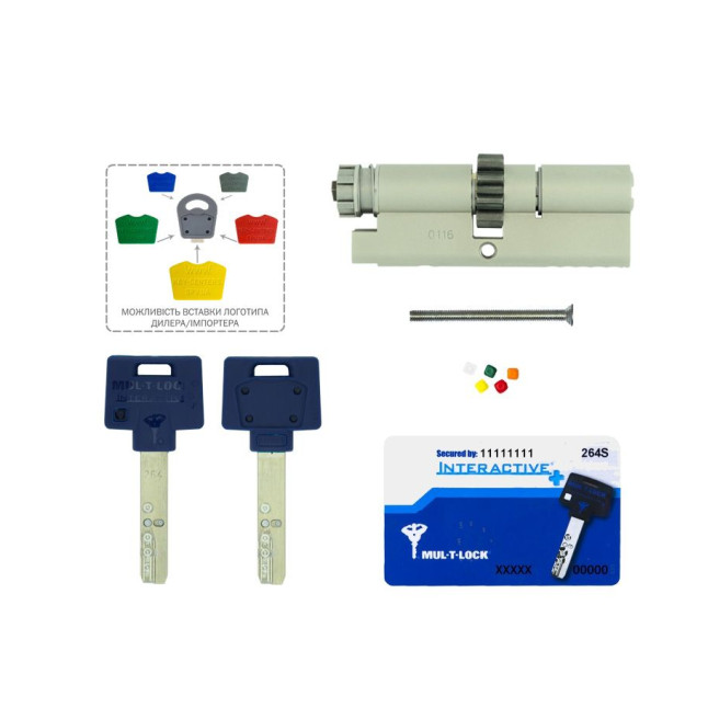 Циліндр MUL-T-LOCK DIN_KT *INTERACTIVE+ 90 NST 45Zx45 CGW ENTR 2KEY DND3D_BLUE_INS 264S+ BOX Циліндр MUL-T-LOCK DIN_KT *INTERACTIVE+ 90 NST 45Zx45 CGW ENTR 2KEY DND3D_BLUE_INS 264S+ BOX