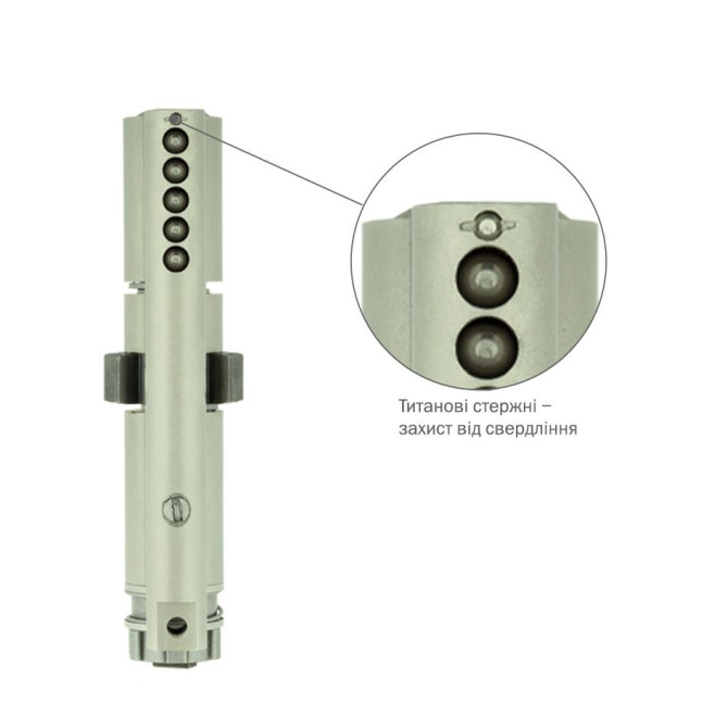 Цилиндр Mul-t-lock DIN KT *Interactive+ 95 NST 45Zx50 CGW Enter 2KEY DND3D BLUE INS 264G+ BOX