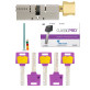 Циліндр MUL-T-LOCK DIN_KT XP *ClassicPro 115 NST 50x65T TO_SBM CAM30 5KEY DND3D_PURPLE_INS 4867 BOX_S