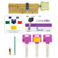 Циліндр MUL-T-LOCK DIN_KT XP *ClassicPro 76 EB 43x33T TO_SB CGW 3KEY DND3D_PURPLE_INS 4867 BOX_S