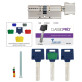 Циліндр MUL-T-LOCK DIN_KT XP *ClassicPro 95 NST 35x60T TO_NST CAM30 3KEY DND_BLUE_INS 4867 BOX_S
