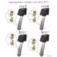 Цилиндр Mul-t-lock DIN KT XP *ClassicPro 95 EB 35x60T TO SB CAM30 3KEY DND3D PURPLE INS 2865 BOX S