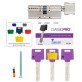 Циліндр MUL-T-LOCK DIN_KT XP *ClassicPro 81 NST 50x31T TO_NST CAM30 3KEY DND3D_PURPLE_INS 4867 BOX_S Циліндр MUL-T-LOCK DIN_KT XP *ClassicPro 81 NST 50x31T TO_NST CAM30 3KEY DND3D_PURPLE_INS 4867 BOX_S