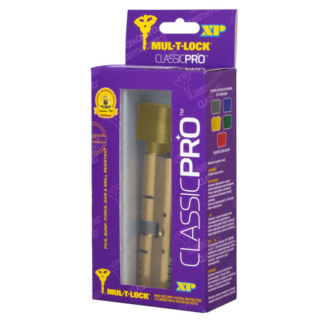 Цилиндр Mul-t-lock DIN KT XP *ClassicPro 90 EB 40x50T TO SB CAM30 5KEY DND3D PURPLE INS 2865 BOX S