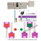 Циліндр MUL-T-LOCK DIN_KT XP *ClassicPro 90 NST 45x45T TO_NST CAM30 VIP_CONTROL 2KEY+3KEY DND_BLUE_INS_47mm 4867 BOX_S