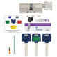 Циліндр MUL-T-LOCK DIN_KT XP *ClassicPro 90 NST 45x45T TO_NST CAM30 3KEY DND_BLUE_INS 3864 BOX_S