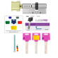 Циліндр MUL-T-LOCK DIN_KT XP *ClassicPro 76 NST 33x43T TO_SB CGW 3KEY DND3D_PURPLE_INS 4867 BOX_S