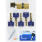 Циліндр MUL-T-LOCK DIN_KT XP *INTERACTIVE+ 85 EB 35x50T TO_ABR CGW 3KEY DND3D_BLUE_INS 264S+ BOX_S
