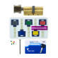 Циліндр MUL-T-LOCK DIN_KT XP *INTERACTIVE+ 105 EB 60x45T TO_ABR CGW 3in1 3KEY+1KEY+1KEY DND3D_BLUE_INS 264S+ BOX_S