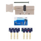 Циліндр MUL-T-LOCK DIN_KT XP *INTERACTIVE+ 76 NST 45Lx31T TO_NST CGW FLEX_CONTROL 3KEY+1KEY+1KEY+1KEY DND3D_BLUE_INS 264S+ BOX_S