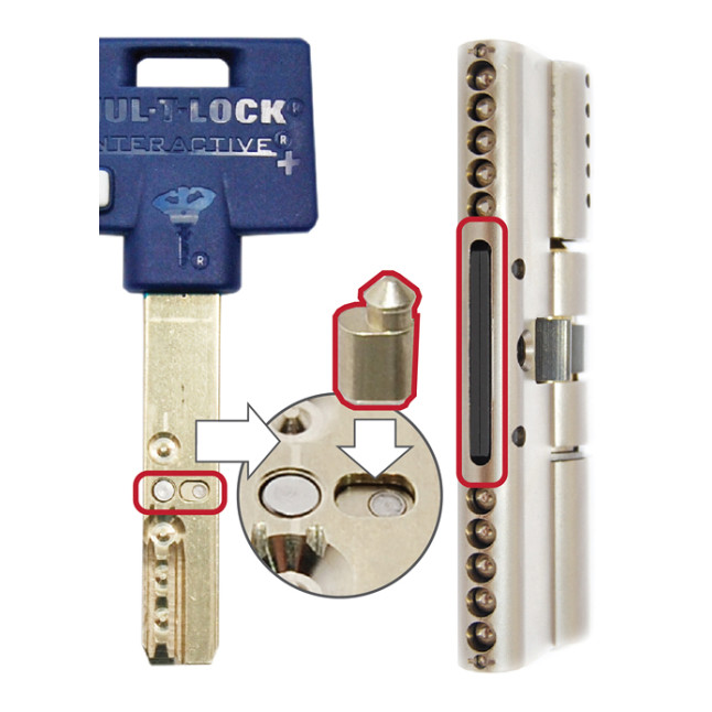 Циліндр MUL-T-LOCK DIN_KT XP *INTERACTIVE+ 90 NST 40x50T TO_NST CAM30 M/S 264S+ PB_S-M Циліндр MUL-T-LOCK DIN_KT XP *INTERACTIVE+ 90 NST 40x50T TO_NST CAM30 M/S 264S+ PB_S-M