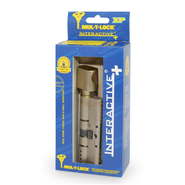 Циліндр MUL-T-LOCK DIN_KT XP *INTERACTIVE+ 80 NST 40x40T TO_NST CAM30 VIP_CONTROL/3in1 1KEY+3KEY+1KEY DND3D_BLUE_INS 264S+ BOX_S