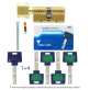 Циліндр MUL-T-LOCK DIN_KT XP *INTERACTIVE+ 90 EB 40x50T TO_SBM CAM30 VIP_CONTROL 1KEY+4KEY DND3D_BLUE_INS 264S+ BOX_S Циліндр MUL-T-LOCK DIN_KT XP *INTERACTIVE+ 90 EB 40x50T TO_SBM CAM30 VIP_CONTROL 1KEY+4KEY DND3D_BLUE_INS 264S+ BOX_S