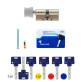 Циліндр MUL-T-LOCK DIN_KT XP *INTERACTIVE+ 70 NST 35Lx35T TO_BN CAM30 FLEX_CONTROL 3KEY+1KEY+1KEY+1KEY DND3D_BLUE 264S+ BOX_S