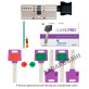Циліндр MUL-T-LOCK DIN_KT XP *ClassicPro 95 NST 45x50T TO_BE CAM30 VIP_CONTROL 1KEY+4KEY DND3D_PURPLE_INS 4867 BOX_S