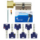 Циліндр MUL-T-LOCK DIN_KT XP *INTERACTIVE+ 71 NST 31Lx40T TO_SB CAM30 FLEX_CONTROL 3KEY+1KEY+1KEY+1KEY DND3D_BLUE_INS 264S+ BOX_S