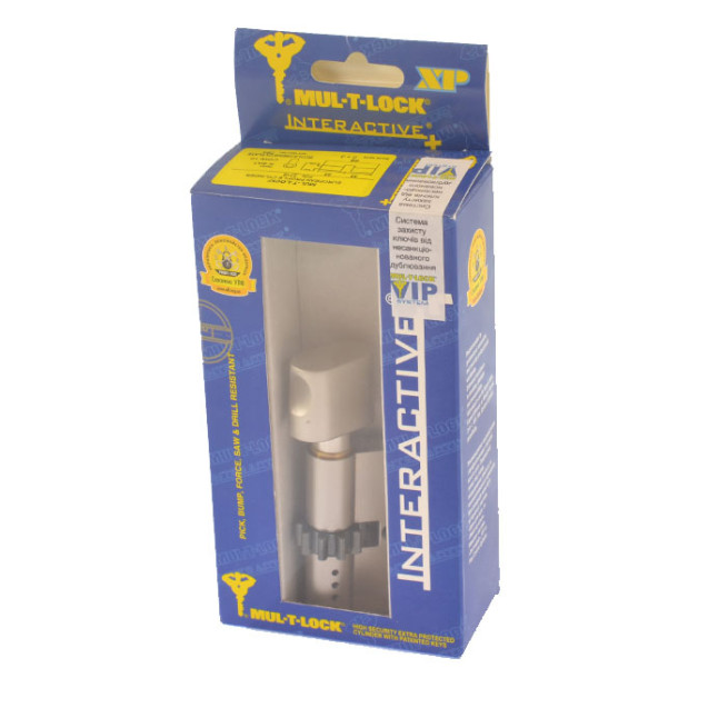 Циліндр MUL-T-LOCK DIN_KT XP *INTERACTIVE+ 110 NST 55x55T TO_NST CGW VIP_CONTROL 2KEY+3KEY DND3D_BLUE_INS 264S+ BOX_S