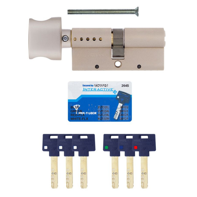 Циліндр MUL-T-LOCK DIN_KT XP *INTERACTIVE+ 90 NST 50Lx40T TO_NST CAM30 FLEX_CONTROL 3KEY+1KEY+1KEY+1KEY DND3D_BLUE_INS 264S+ BOX_S
