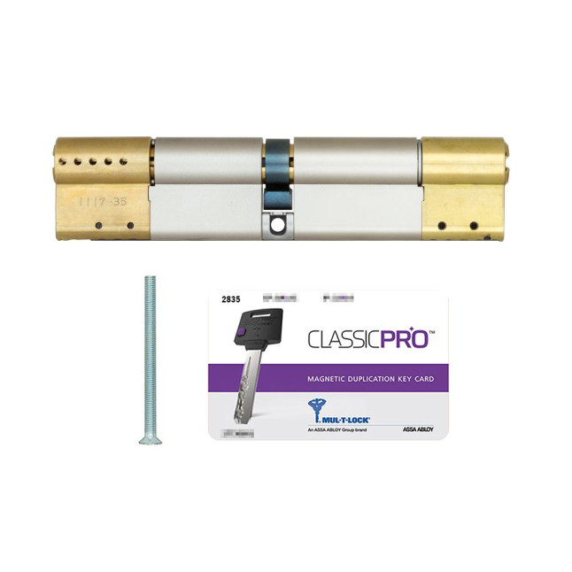 Цилиндр Mul-t-lock DIN MOD KK *ClassicPro 130 EB 65x65 CAM30 M/S 2835 PB S-M