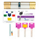 Цилиндр Mul-t-lock DIN MOD KK *ClassicPro 155 EB 75x80 CAM30 3KEY DND3D PURPLE INS 4867 BOX S