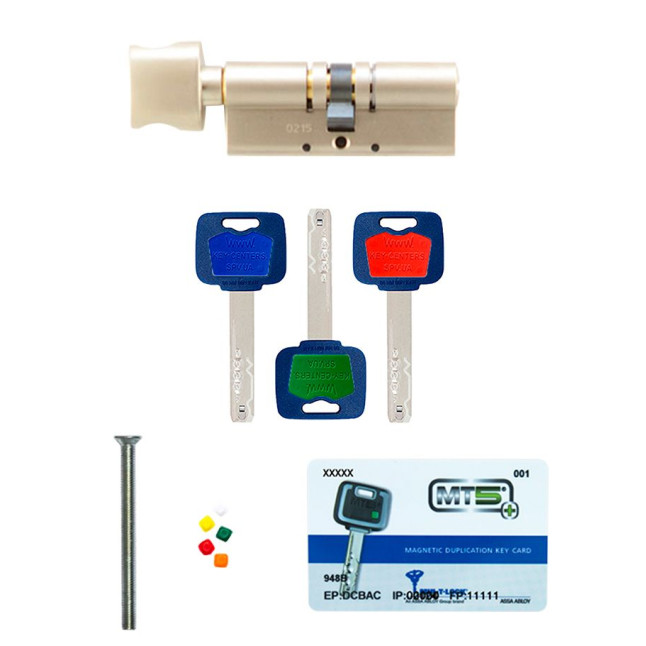 Циліндр MUL-T-LOCK DIN_KT XP *MT5+ 90 NST 40x50T TO_NST CAM30 3KEY DND5I_BLUE_INS_47mm 948B BOX_M