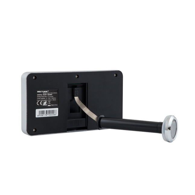 Відеовічко MUL-T-LOCK GOTU 1201 Chrome для дверей