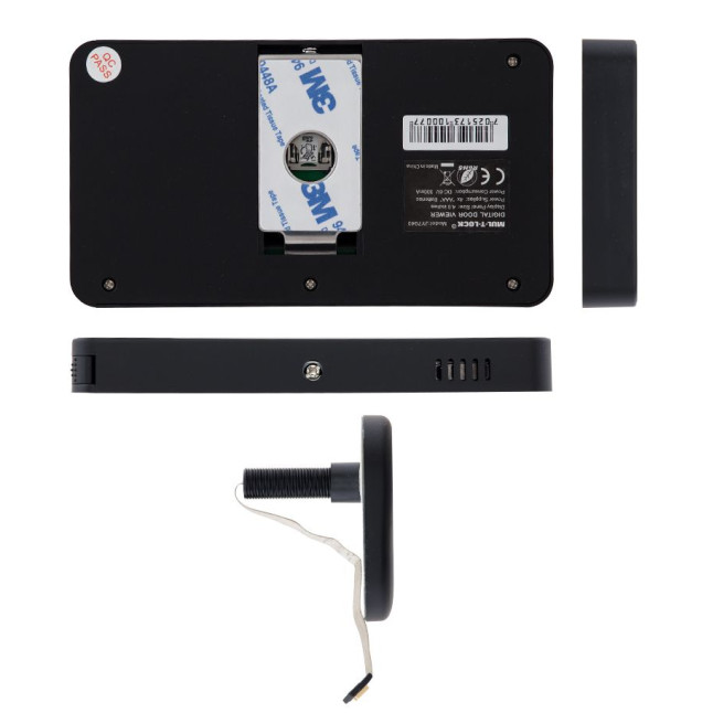 Видеоглазок Mul-t-lock GOTU+ 3202 Black для дверей