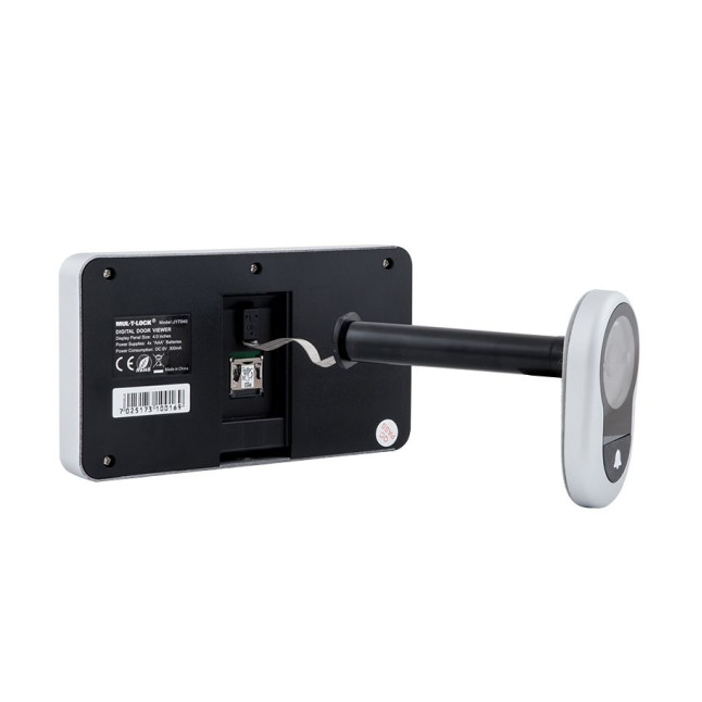 Відеовічко MUL-T-LOCK GOTU+ 3202 Chrome для дверей