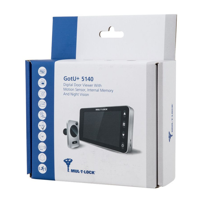 Відеовічко MUL-T-LOCK GOTU+ 5140 Gray для дверей