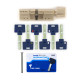 Цилиндр Mul-t-lock DIN MOD KT *Interactive+ 135 NST 65Lx70T TO NST CAM30 FLEX CONTROL 3KEY+1KEY+1KEY+1KEY DND3D BLUE INS 264S+ BOX S