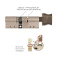 Цилиндр Mul-t-lock DIN MOD KT *Interactive+ 90 NST 45ix45T TO ABR CAM30 Cliq O/K 223S+ BOX S