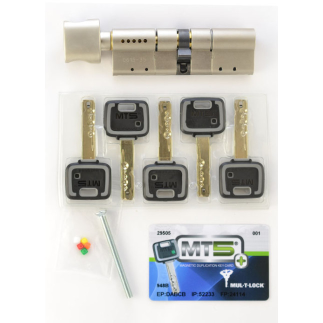 Цилиндр Mul-t-lock DIN MOD KT *MT5+ 105 NST 50x55T TO NST CAM30 5KEY DND5I BLUE INS 948B BOX S