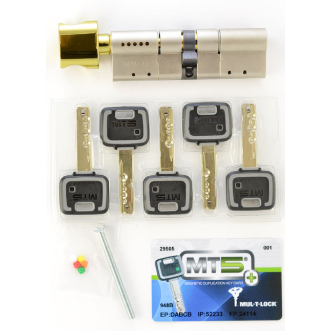 Циліндр MUL-T-LOCK DIN_MOD_KT *MT5+ 95 NST 35x60T TO_SB CAM30 5KEY DND5I_BLUE_INS 948B BOX_S