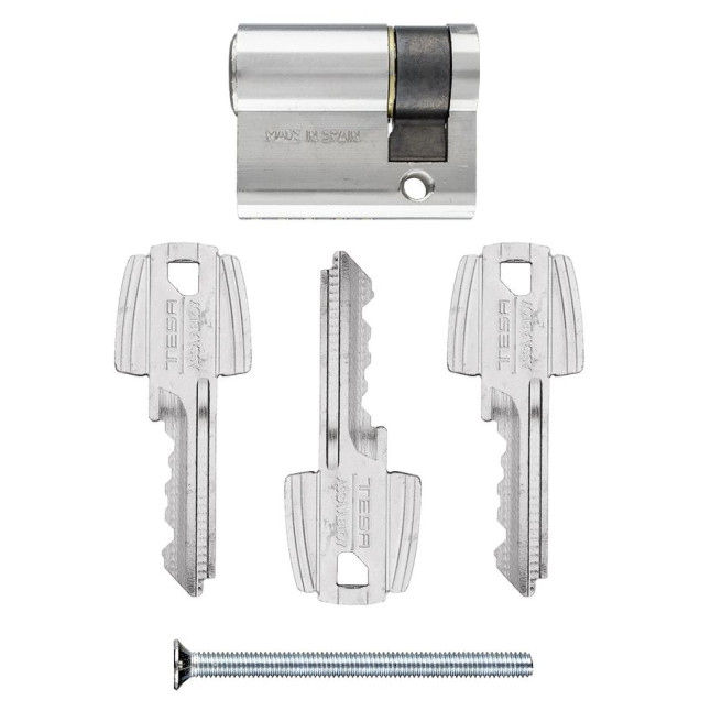 Циліндр TESA DIN_HALF_K TE5 40 N 30x10 CAM30 3KEY TE5_B BOX_T Циліндр TESA DIN_HALF_K TE5 40 N 30x10 CAM30 3KEY TE5_B BOX_T