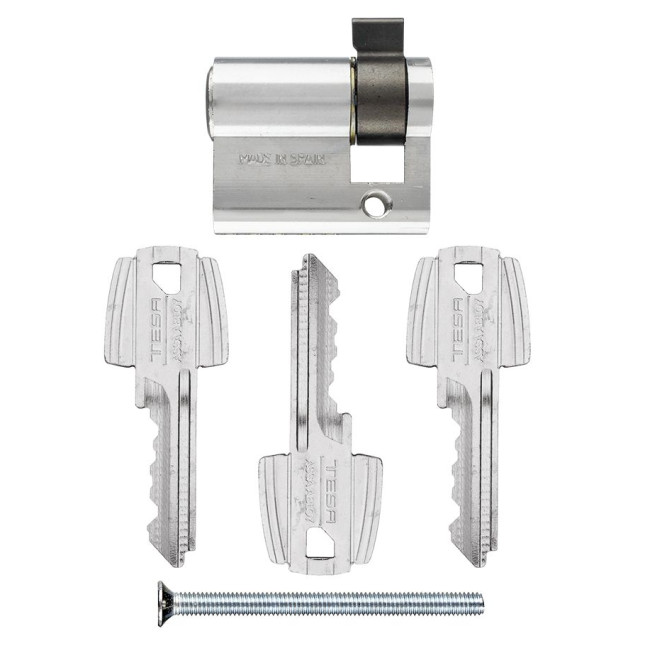 Циліндр TESA DIN_HALF_K TE5 40 N 30x10 CAM180 3KEY TE5_B BOX_T Циліндр TESA DIN_HALF_K TE5 40 N 30x10 CAM180 3KEY TE5_B BOX_T