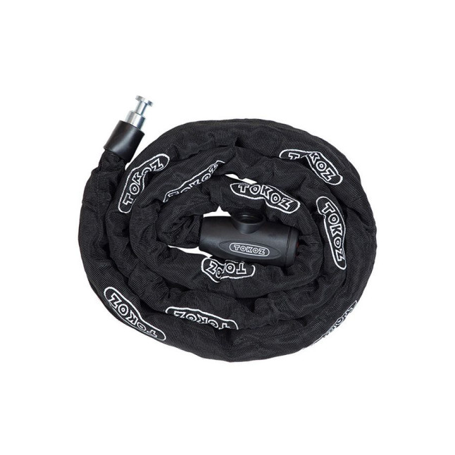 Замок Tokoz MOTO Black с цепью 200 см 2KEY ТК8 