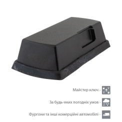 Замок Tokoz VAN VANLOCK w / o cylinder Black навесной на дверь автомобиля 