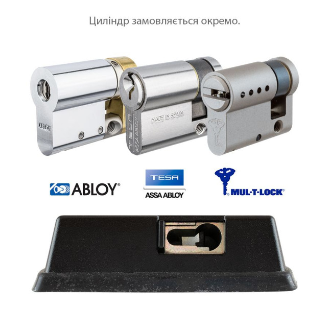 Замок Tokoz VAN VANLOCK w / o cylinder Black навесной на дверь автомобиля 