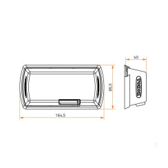 Замок Tokoz VAN VANLOCK Pro WHITE навесной на дверь автомобиля 