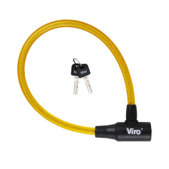 Замок VIRO MOTO ELBA з тросом 45 см 2KEY
