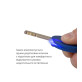 Замок VIRO MOTO BLINDATO EXTREME STAINLESS_STEEL 3KEY 83мм