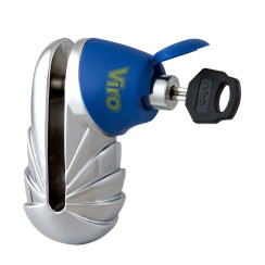 Замок VIRO MOTO ARMADILLO STAINLESS_STEEL 3KEY