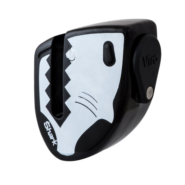 Замок VIRO MOTO SHARK BLACK/WHITE 2KEY Замок VIRO MOTO SHARK BLACK/WHITE 2KEY