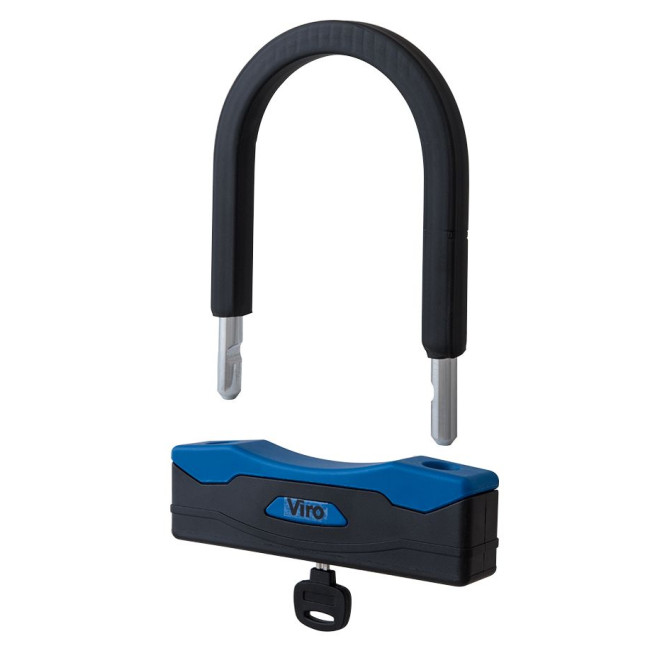 Замок VIRO MOTO SEZIONE BLACK 2KEY 127мм