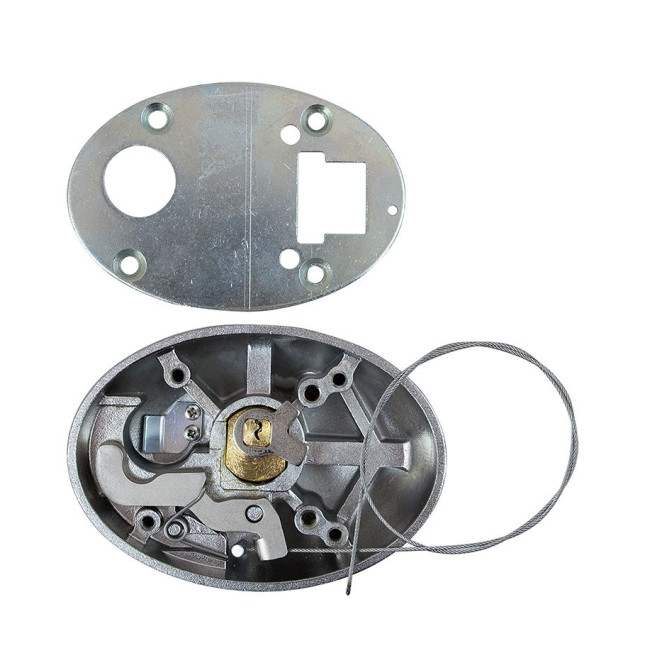 Замок VIRO VAN VANLOCK R STAINLESS_STEEL навісний на дверцята автомобіля 3KEY Замок VIRO VAN VANLOCK R STAINLESS_STEEL навісний на дверцята автомобіля 3KEY