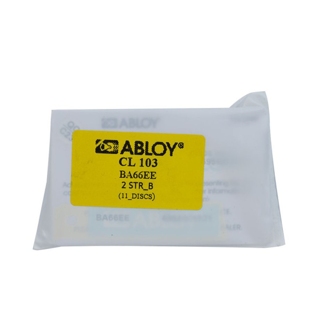 Замок для обладнання ABLOY CL103 22мм 28,5мм 11_DISCS CR SENTRY 2KEY STR_B BA66EE RIGHT PB