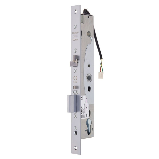 Замок электромеханический Abloy EL 418 ВЅ35мм 92мм FP24 SS UNIV DIN CERTА MOT 12-24V PANIC FUNCTION Замок электромеханический Abloy EL 418 ВЅ35мм 92мм FP24 SS UNIV DIN CERTА MOT 12-24V PANIC FUNCTION
